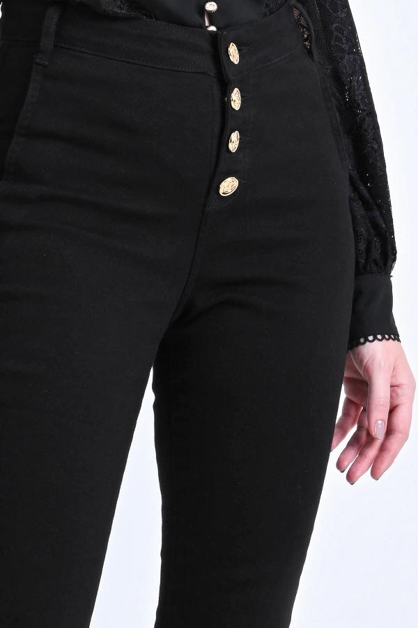 PANTALON FLARE CINTURA ALTA