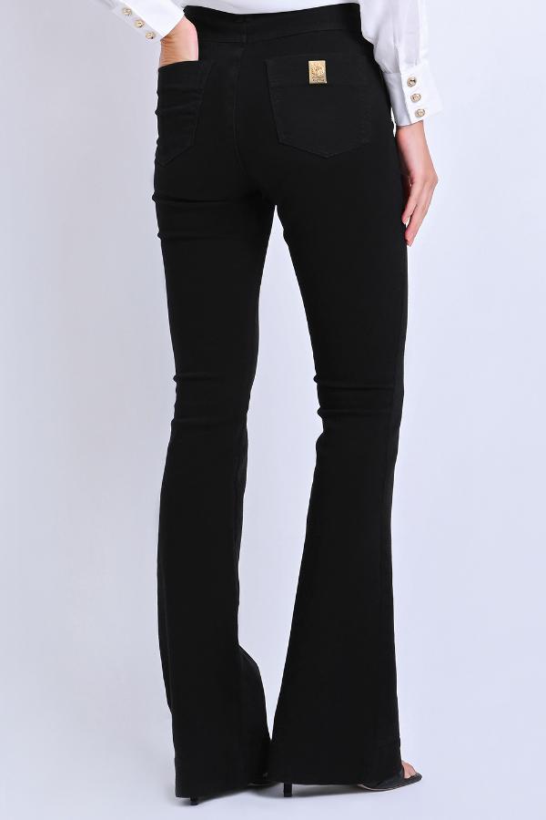 PANTALON FLARE CINTURA ALTA