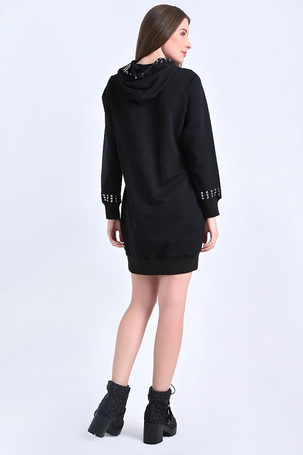 VESTIDO CON HOT FIX
