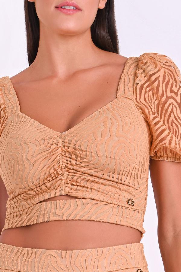 BLUSA MANGA PRINCESA DEVORADA