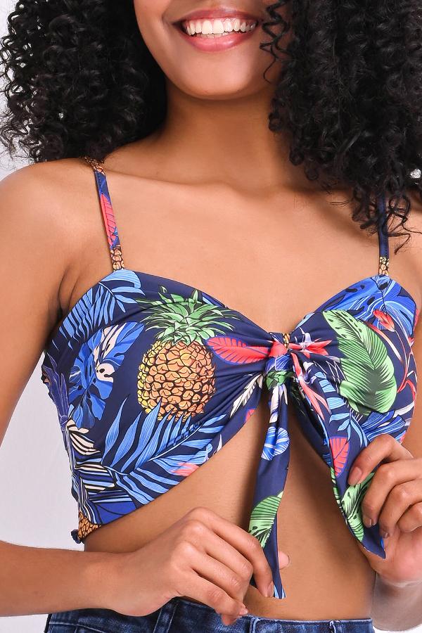 TOP CROPPED CON LAZO