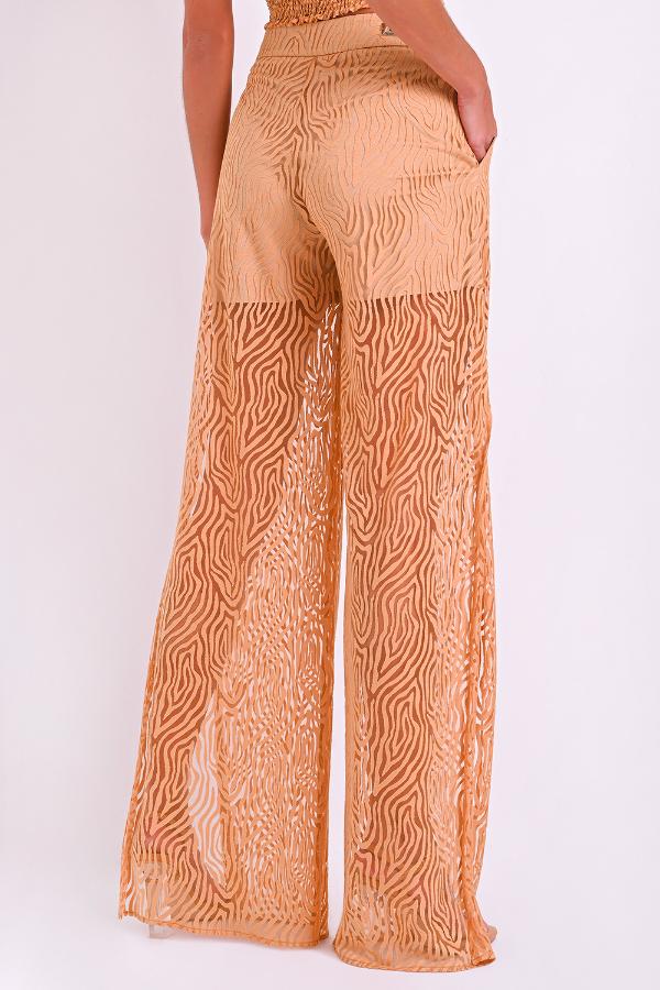 PANTALON PALAZZO DEVORADA