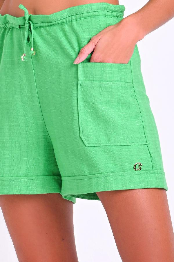 SHORTS CROCHA CON BOLSILLO DIFERENCIADO