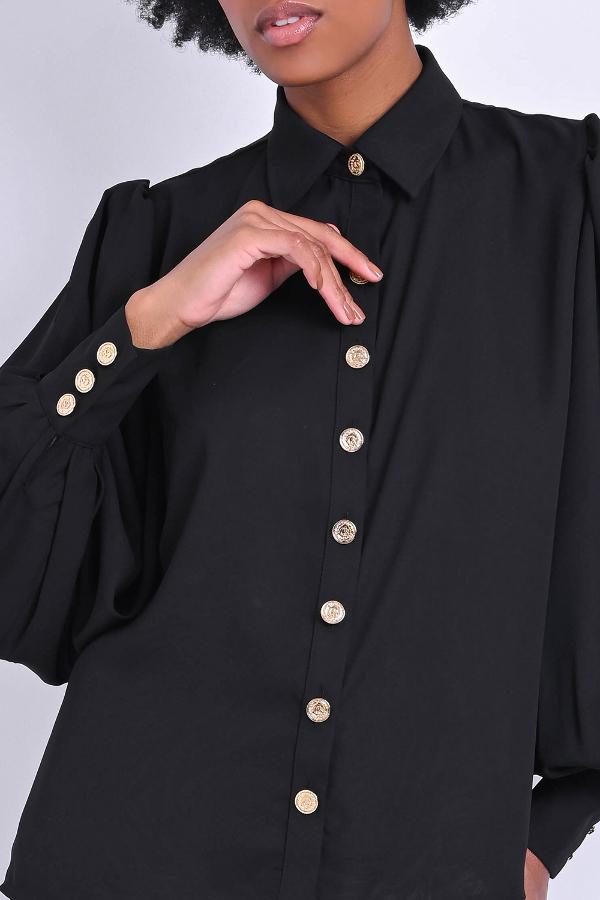 CAMISA MANGA ABULLONADA