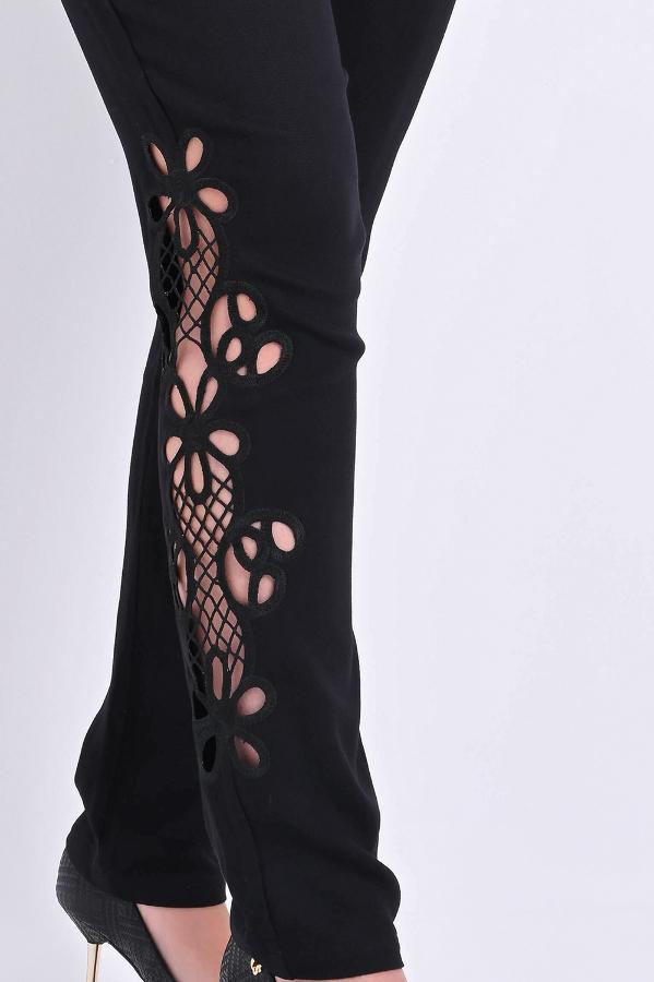 PANTALÓN MOM SASTRERÍA CON BORDADOS