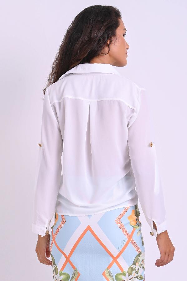 CAMISA CON BOLSILLO SASTRERIA
