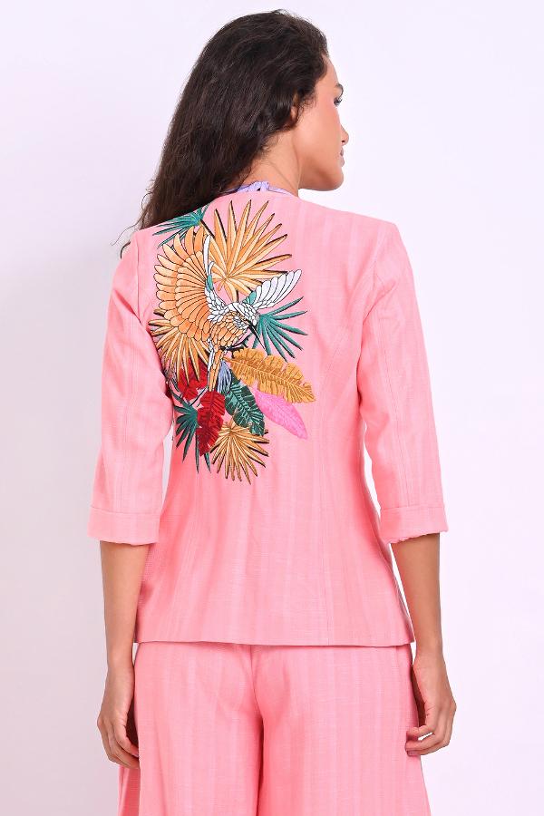 BLAZER CON BORDADO
